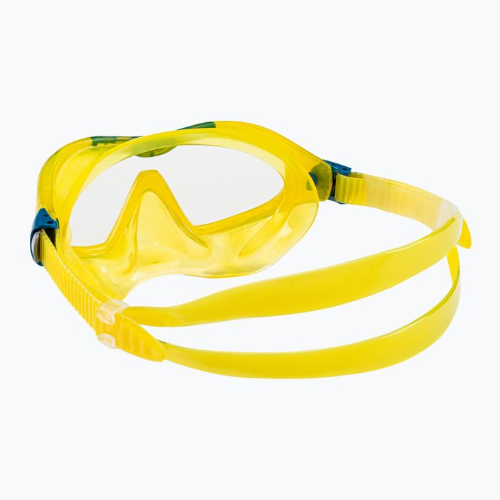 Mască de scufundări pentru copii Aqualung Mix galben/petrol MS5560798S 4