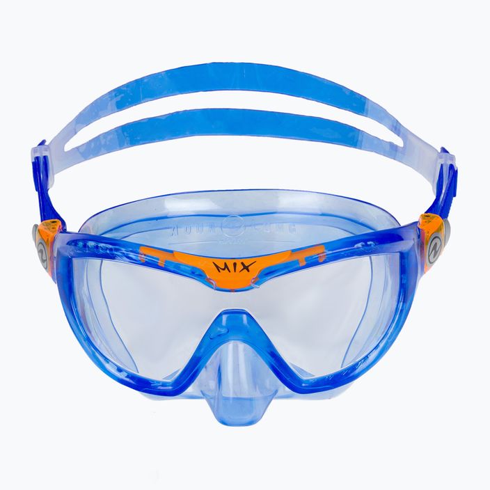 Mască de scafandru pentru copii Aqualung Mix albastru/portocaliu MS5564008S 2