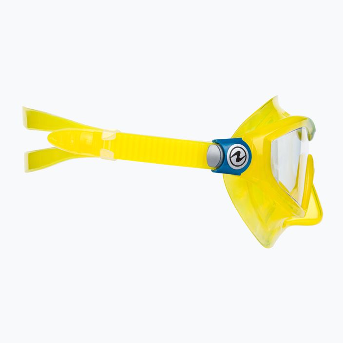 Aqualung Mix Kit de snorkel pentru copii Mască + Snorkel galben/albastru SC4250798 4