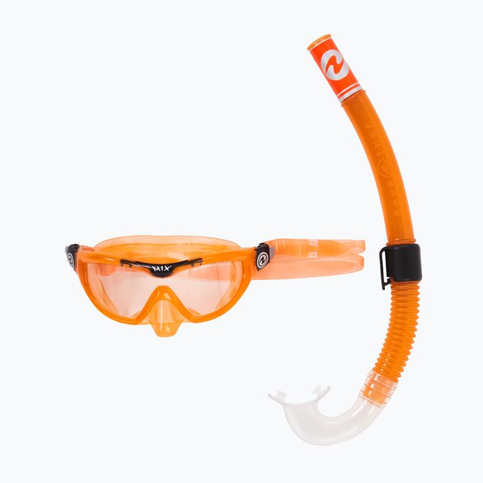 Aqualung Mix Kit Snorkel pentru copii Mască + Snorkel Orange SC4250801S 10
