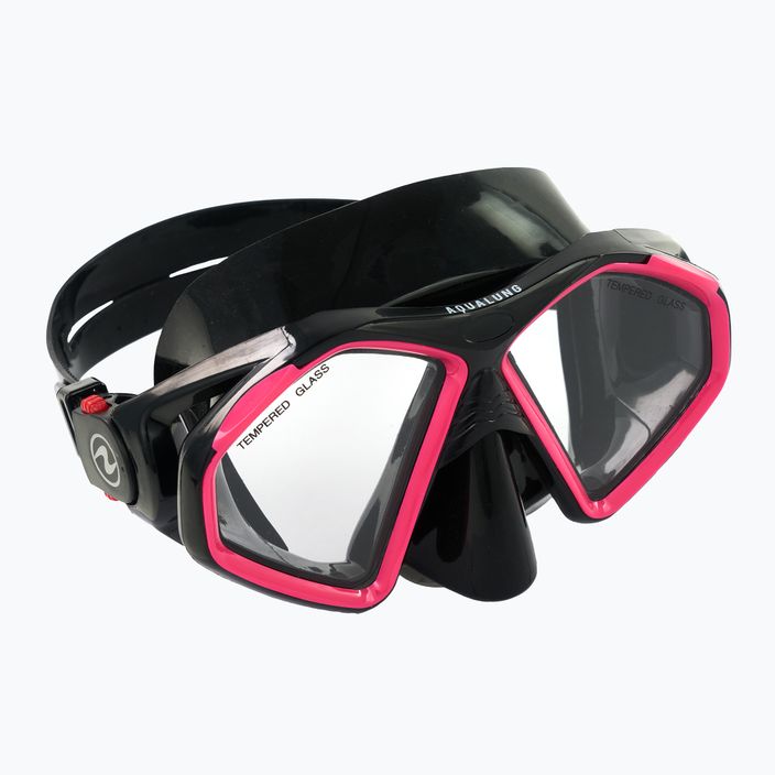 Aqualung Hawkeye mască de scufundări negru/roz MS5570102 6