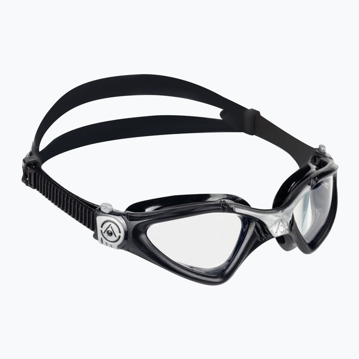 Aquasphere Kayenne negru / argintiu / lentile clare ochelari de înot EP3140115LC