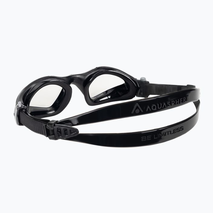 Aquasphere Kayenne negru / argintiu / lentile clare ochelari de înot EP3140115LC 4