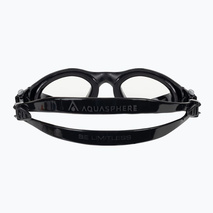 Aquasphere Kayenne negru / argintiu / lentile clare ochelari de înot EP3140115LC 5