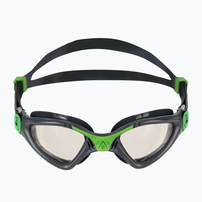 Ochelari de înot Aquasphere Kayenne gri închis/verde 2