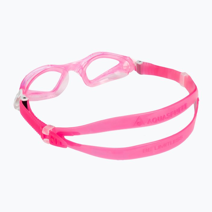 Ochelari de înot pentru copii Aquasphere Kayenne roz / alb / lentile transparente EP3190209LC 4