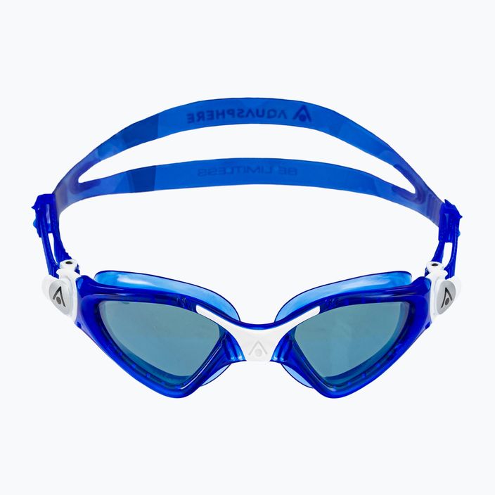 Ochelari de înot pentru copii Aquasphere Kayenne albastru / alb / lentile întunecate EP3194009LD 2