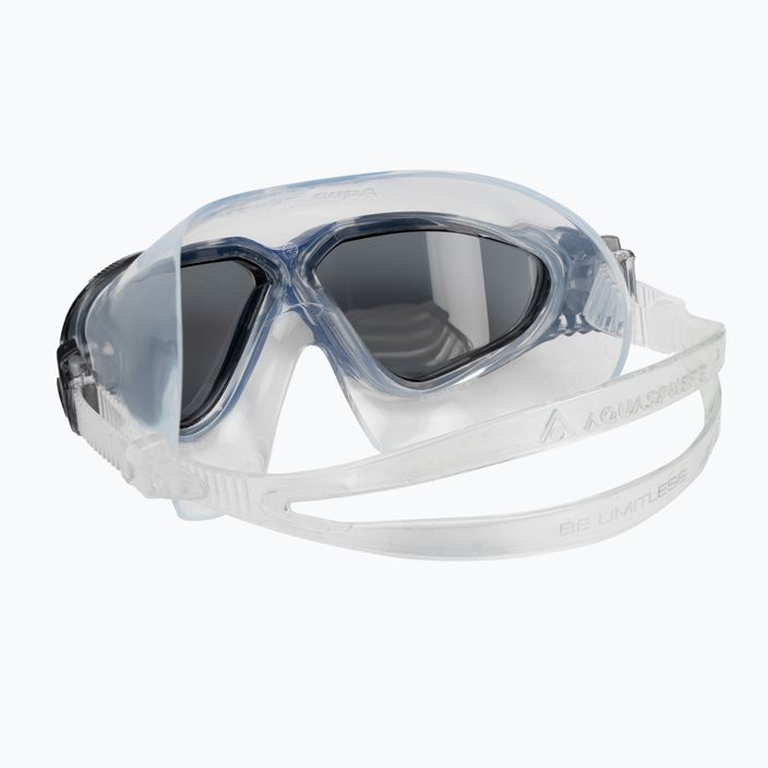 Mască de înot Aquasphere Vista transparentă/gri închis/fumurie MS5600012LD 4