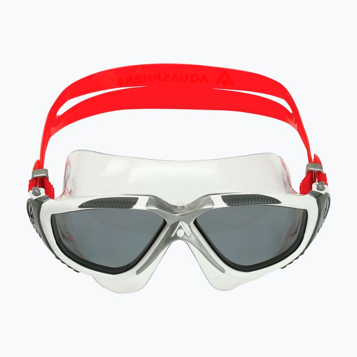 Mască de înot Aquasphere Vista alb/roșu/închis MS5600915LD 2