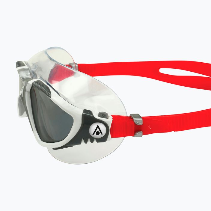 Mască de înot Aquasphere Vista alb/roșu/închis MS5600915LD 3