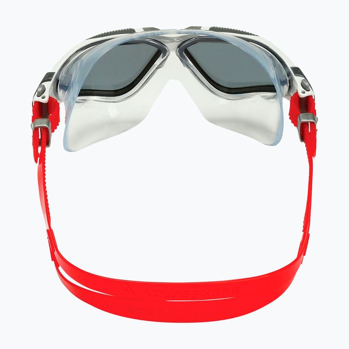 Mască de înot Aquasphere Vista alb/roșu/închis MS5600915LD 4