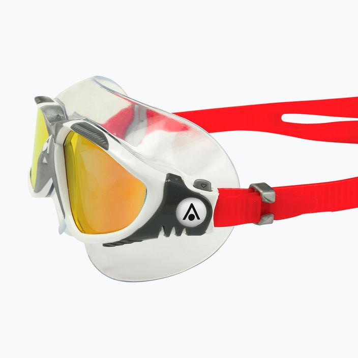 Aquasphere Vista alb/roșu/roșu/roșu titan oglindă mască de înot MS5600915LMR 3