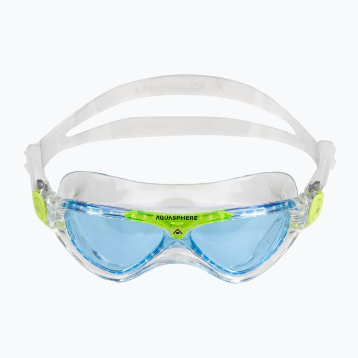 Mască de înot pentru copii Aquasphere Vista transparentă/verde deschis/albastru MS5630031LB 2