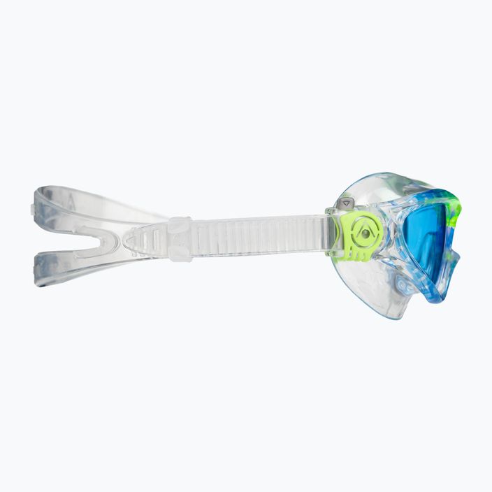 Mască de înot pentru copii Aquasphere Vista transparentă/verde deschis/albastru MS5630031LB 3