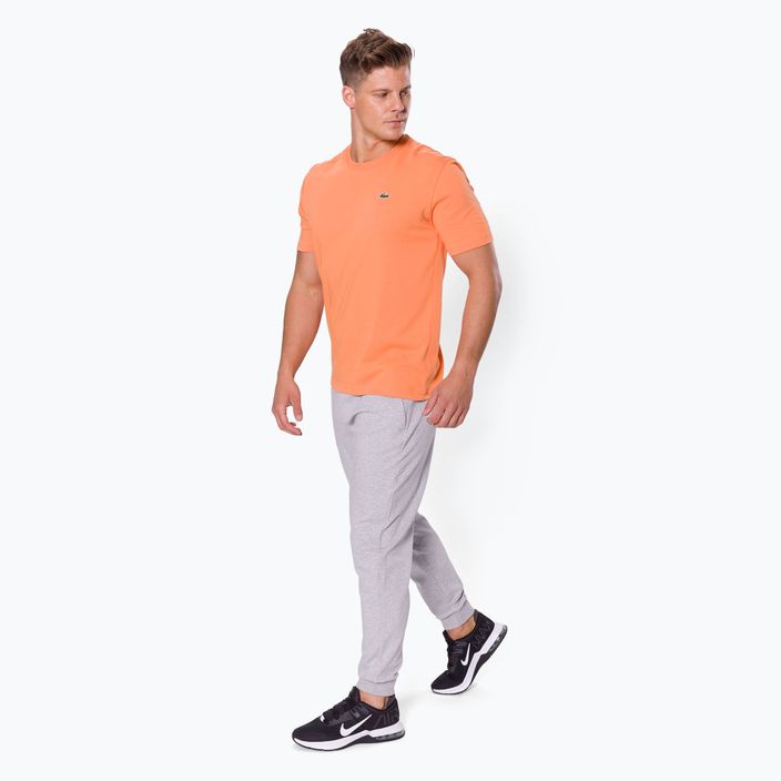 Tricoul de tenis Lacoste pentru bărbați, portocaliu TH7618 2