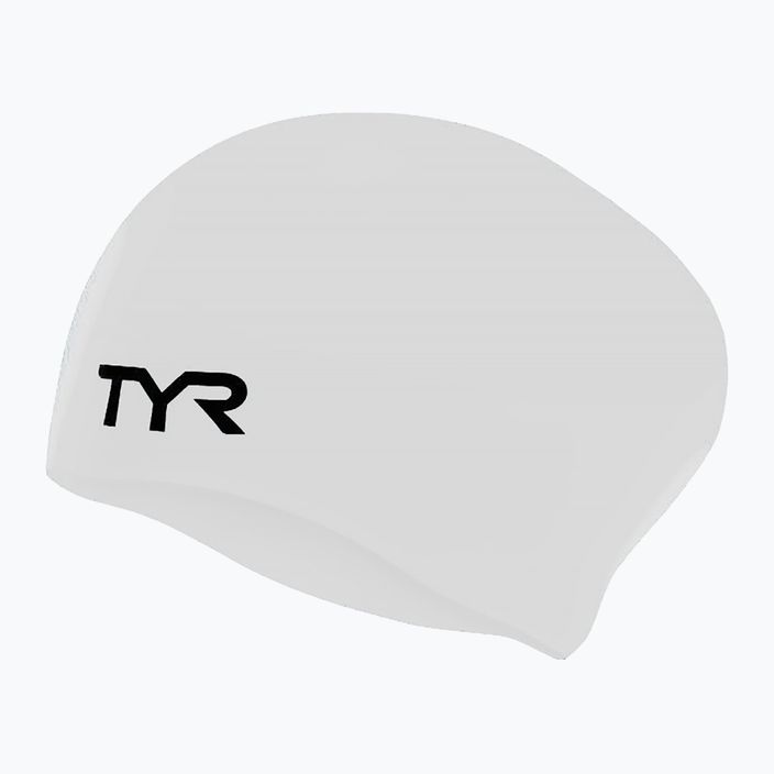 Cască de înot TYR Wrinkle-Free albă LCSL_100 3