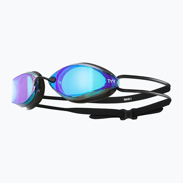 Ochelari de înot TYR Tracer-X Racing Mirrored negru-albaștri LGTRXM_422 6