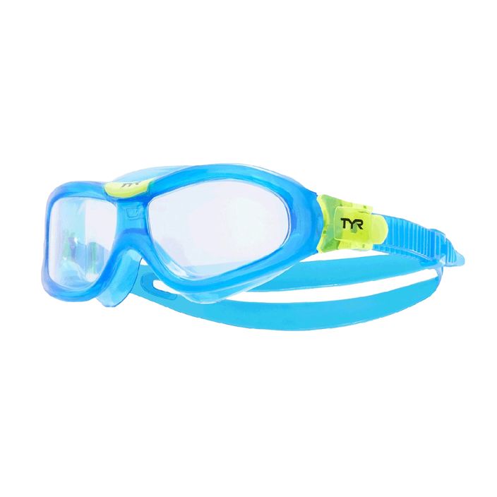 Mască de înot pentru copii TYR Orion clear/ blue/ blue 2