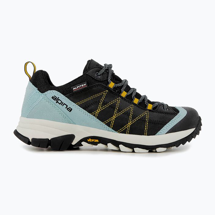 Pantofi de trekking pentru femei Alpina Glacia opal blue/black 12