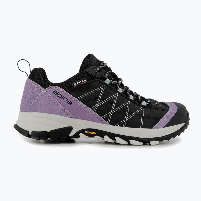 Pantofi de trekking pentru femei Alpina Glacia lavander/black 11