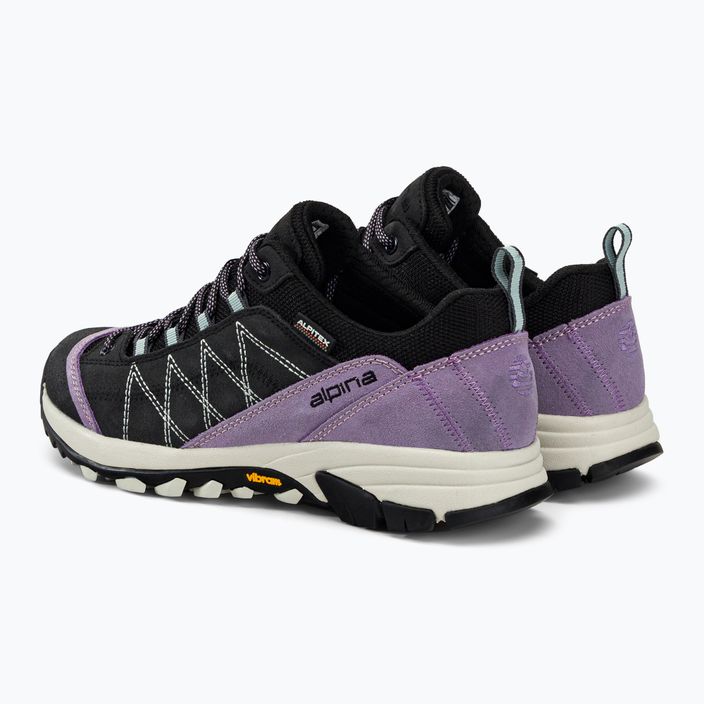 Pantofi de trekking pentru femei Alpina Glacia lavander/black 3
