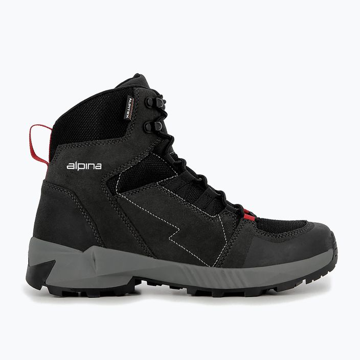 Cizme de trekking pentru bărbați Alpina Tracker Mid black/grey 11
