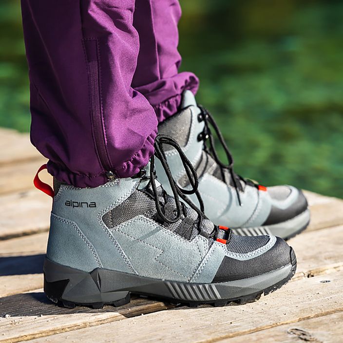 Pantofi de trekking pentru femei Alpina Tracker Mid stormy sea 14