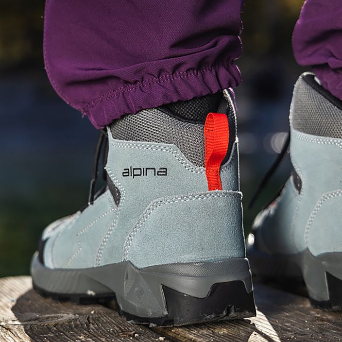 Pantofi de trekking pentru femei Alpina Tracker Mid stormy sea 15