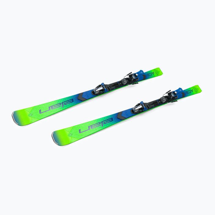 Elan Ace SCX Fusion + EMX 12 schiuri de coborâre verde-albastru AAJHRC21 4