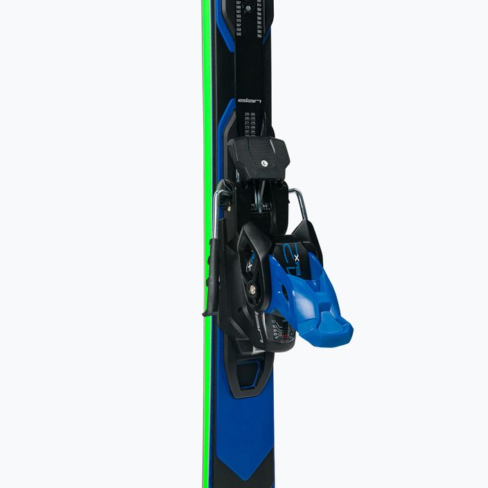 Elan Ace SCX Fusion + EMX 12 schiuri de coborâre verde-albastru AAJHRC21 7