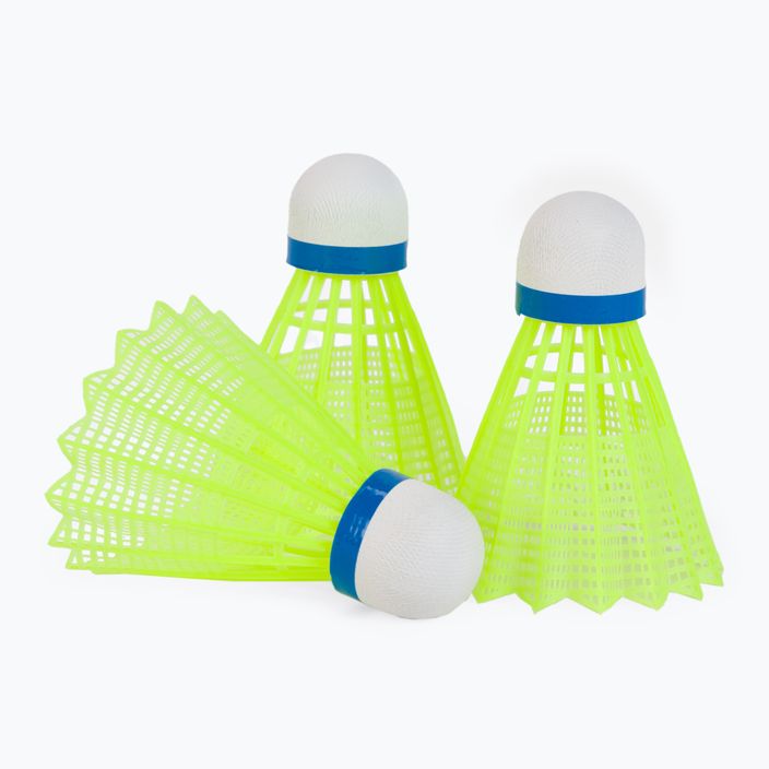 Sunflex badminton navetă de badminton Hobby 6 buc alb/galben 53562 3