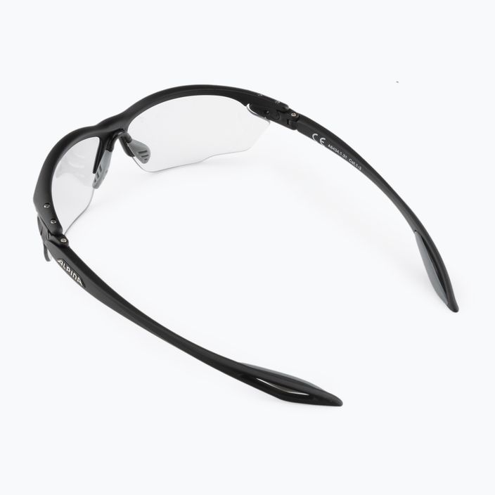 Ochelari de protecție pentru bicicletă Alpina Twist Four V black matte/black 2