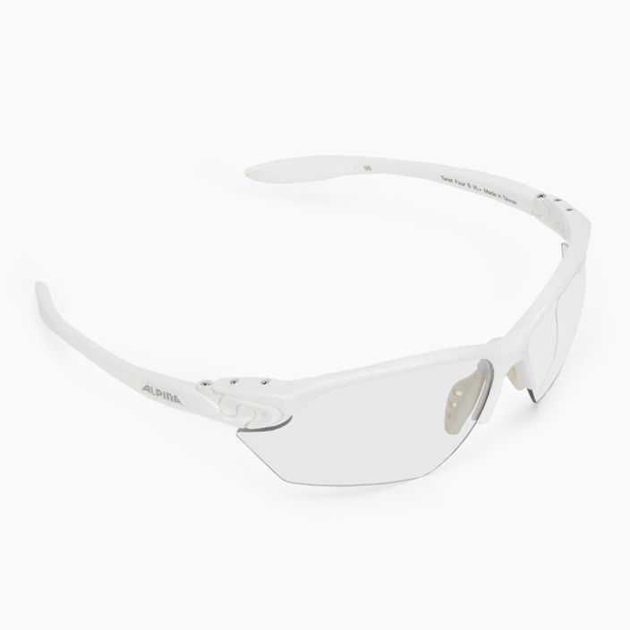 Ochelari de protecție pentru bicicletă Alpina Twist Four V S white/black