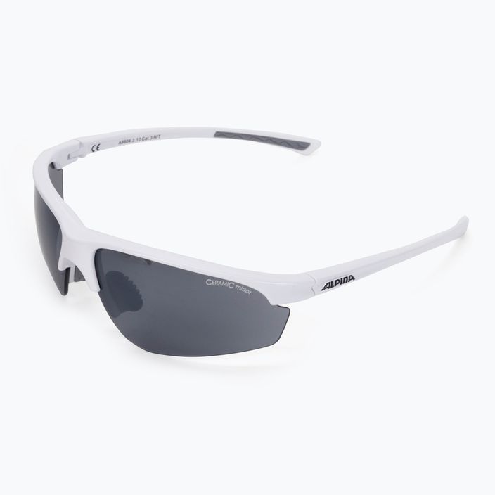 Ochelari de protecție pentru bicicletă Alpina Tri-Effect 2.2 white/black mirror/clear/orange mirror 5