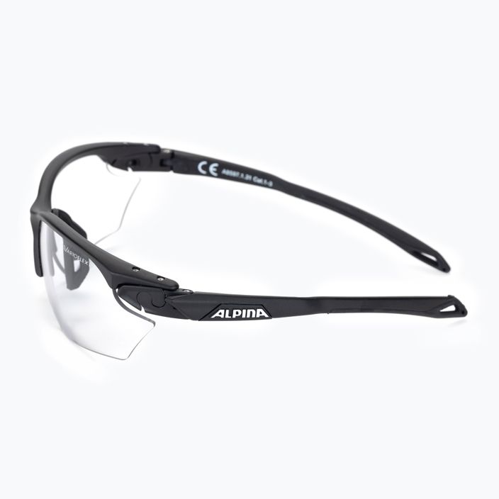 Ochelari de protecție pentru bicicletă Alpina Twist Five Hr S V black matte/black 4