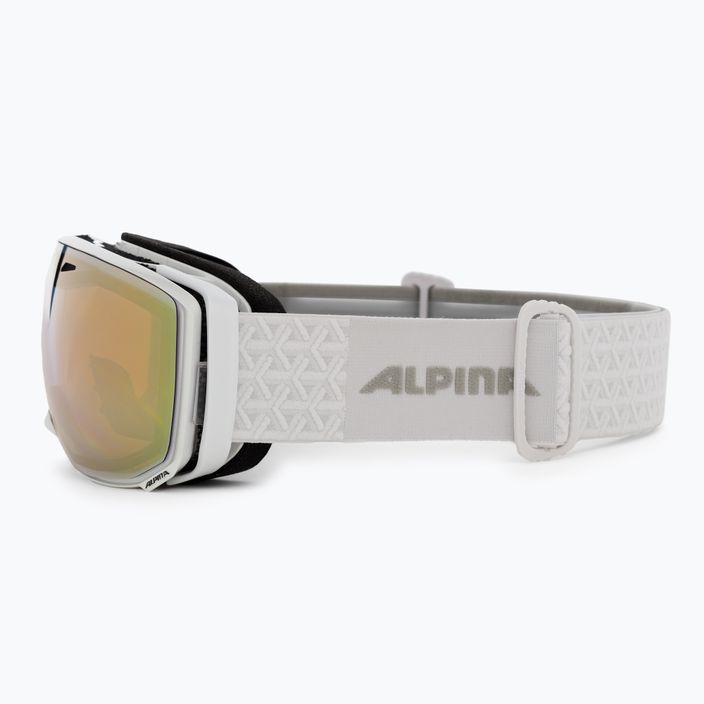 Ochelari de schi Alpina Estetica Q-Lite pearlwhite gloss/mandarin sph 4
