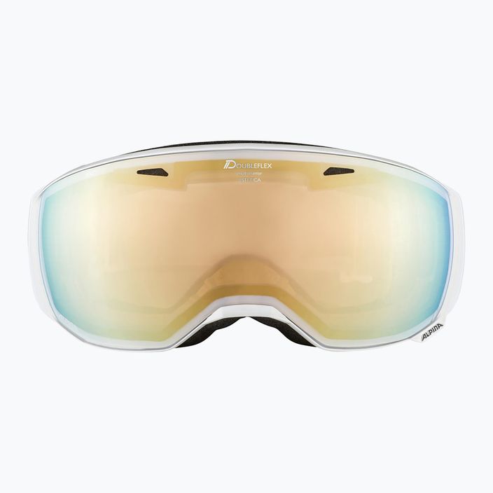 Ochelari de schi Alpina Estetica Q-Lite pearlwhite gloss/mandarin sph 7