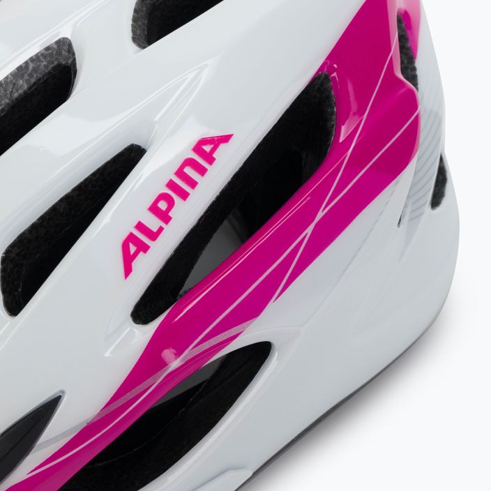 Cască de bicicletă Alpina MTB 17 white/pink 7