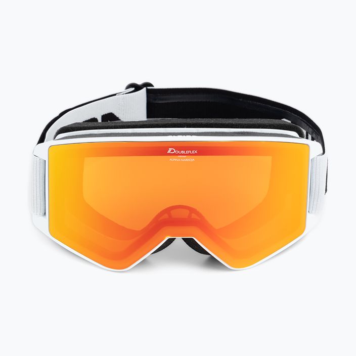 Ochelari de schi pentru femei Alpina Narkoja HM, alb, 7265811 2