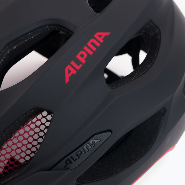 Cască de bicicletă Alpina Carapax 2.0 black/red matte 7
