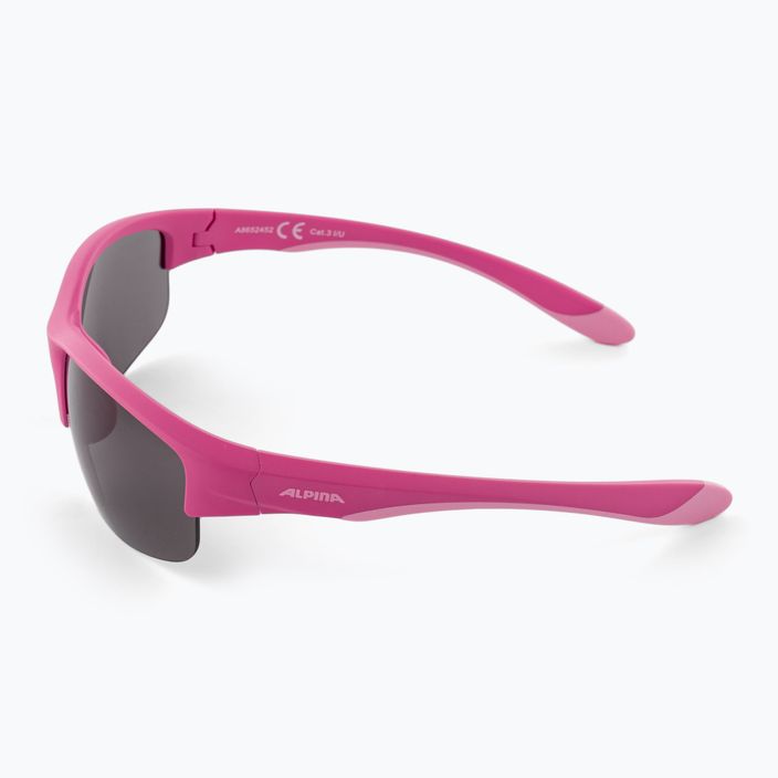 Ochelari de soare pentru copii Alpina Junior Flexxy Youth HR pink matt/black 4