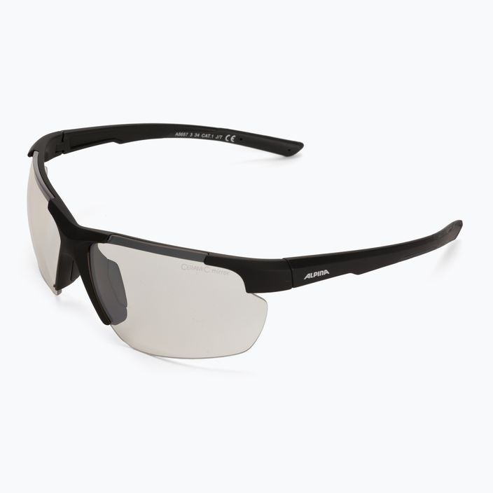 Ochelari de protecție pentru bicicletă Alpina Defey HR black matt/clear mirror 5