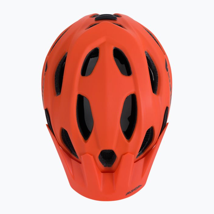 Cască de bicicletă pentru copii Alpina Carapax pumpkin orange matt 6