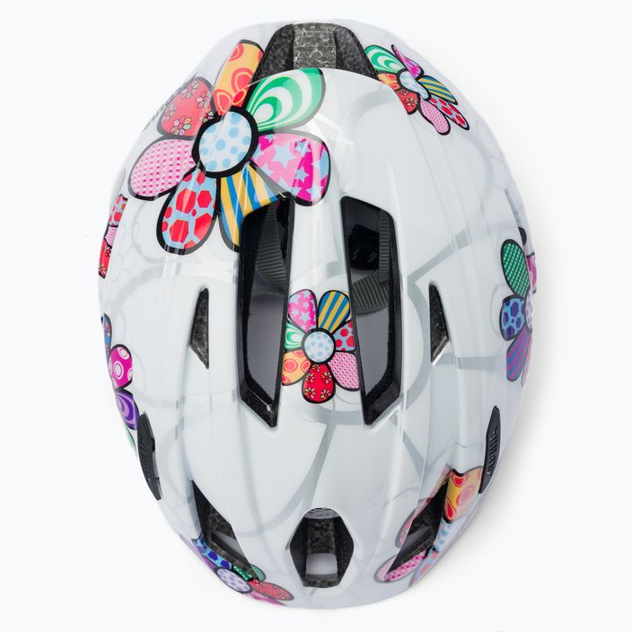 Cască de bicicletă pentru copii Alpina Pico pearlwhite/flower gloss 6