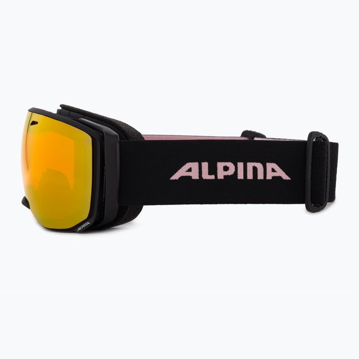 Ochelari de schi Alpina Estetica Q-Lite black/rose matt/rainbow sph 4