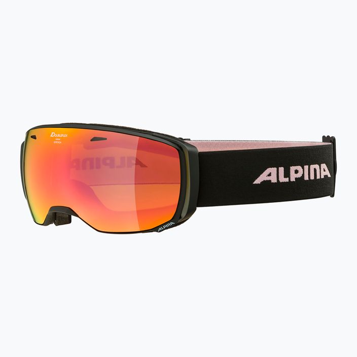 Ochelari de schi Alpina Estetica Q-Lite black/rose matt/rainbow sph 6