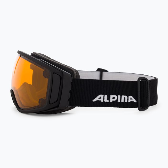 Ochelari de schi Alpina Double Jack Mag Q-Lite black matt/mirror black 4
