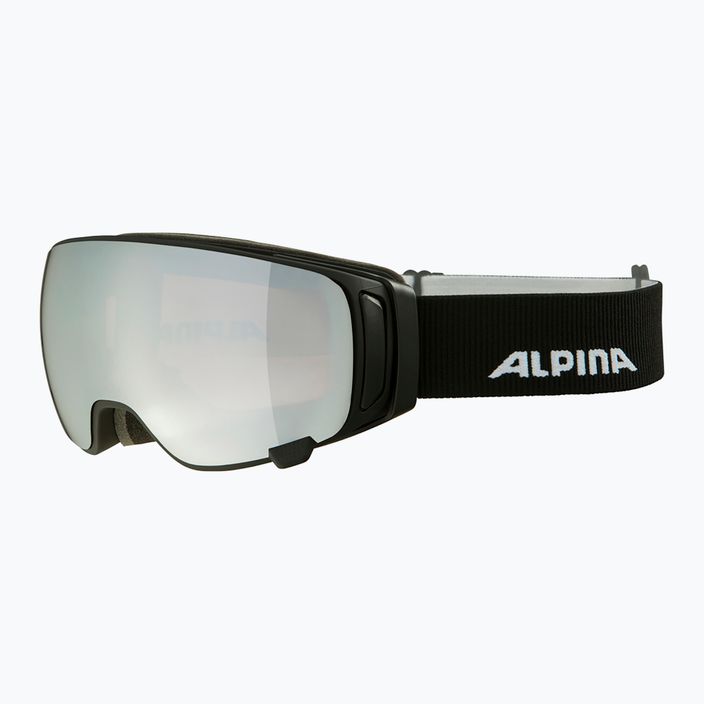 Ochelari de schi Alpina Double Jack Mag Q-Lite black matt/mirror black 7
