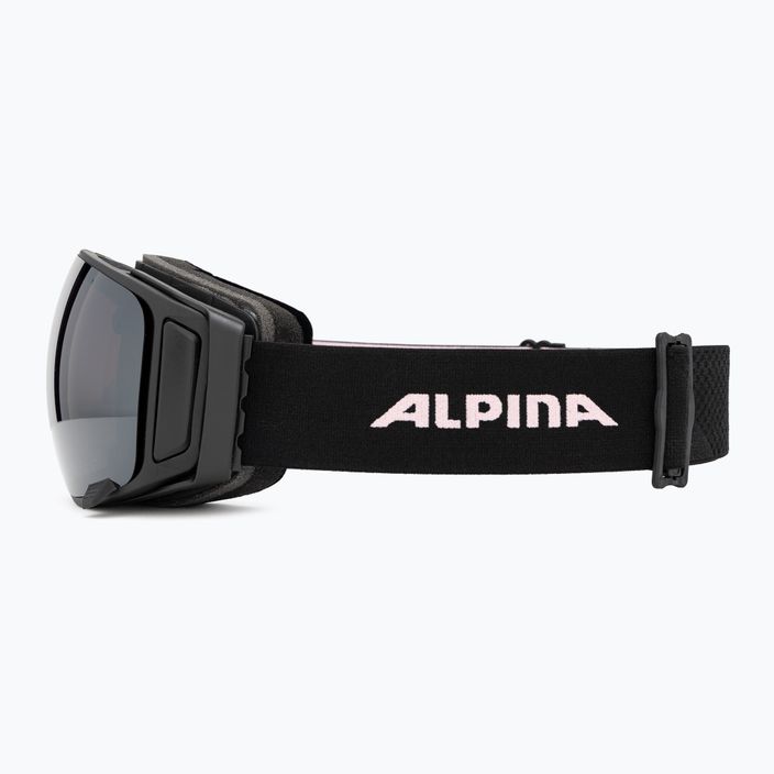 Ochelari de schi Alpina Double Jack Mag Q-Lite black/rose matt/mirror black 4
