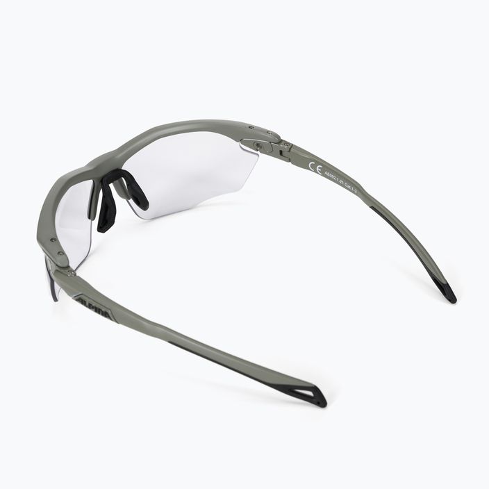 Ochelari de protecție pentru bicicletă Alpina Twist Five Hr V moon-grey matt/black 2
